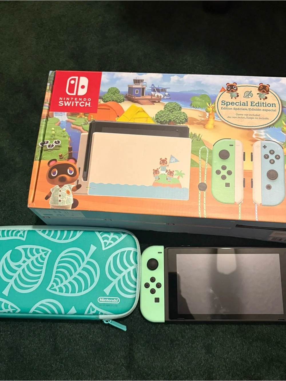 Nintendo Switch Animal Crossing Special Edition Console Bundle